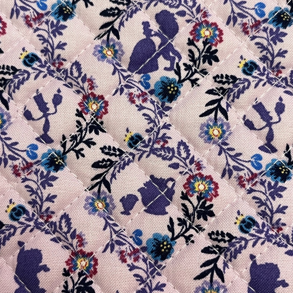 Disney Beauty and the Beast Vera Bradley Lavender Bag New with Tags - Picture 6 of 10